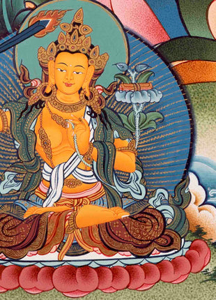 Buddhist Avalokiteshvara Chengrezig | Wall Decoration Thangka Painting