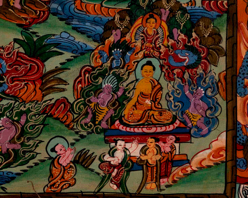 Religious Buddha Life Story | Wall Decors | Buddhist Thangka