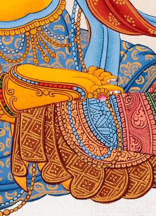 Manjushri Thangka Painting | Tibetan Buddhist Painting