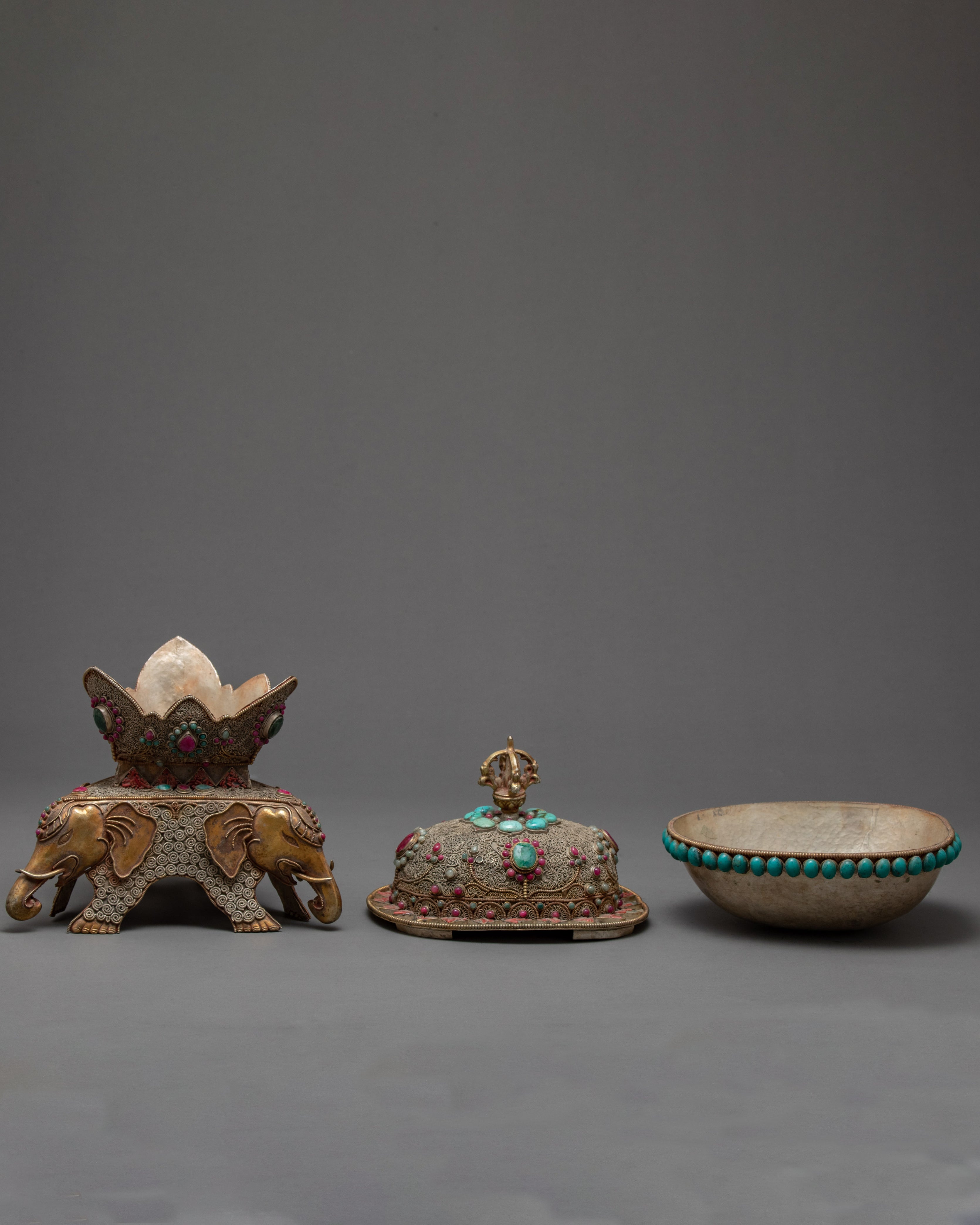Vintage Kapala Cup | Tibetan Kapala Skull Cup | Antiques Online