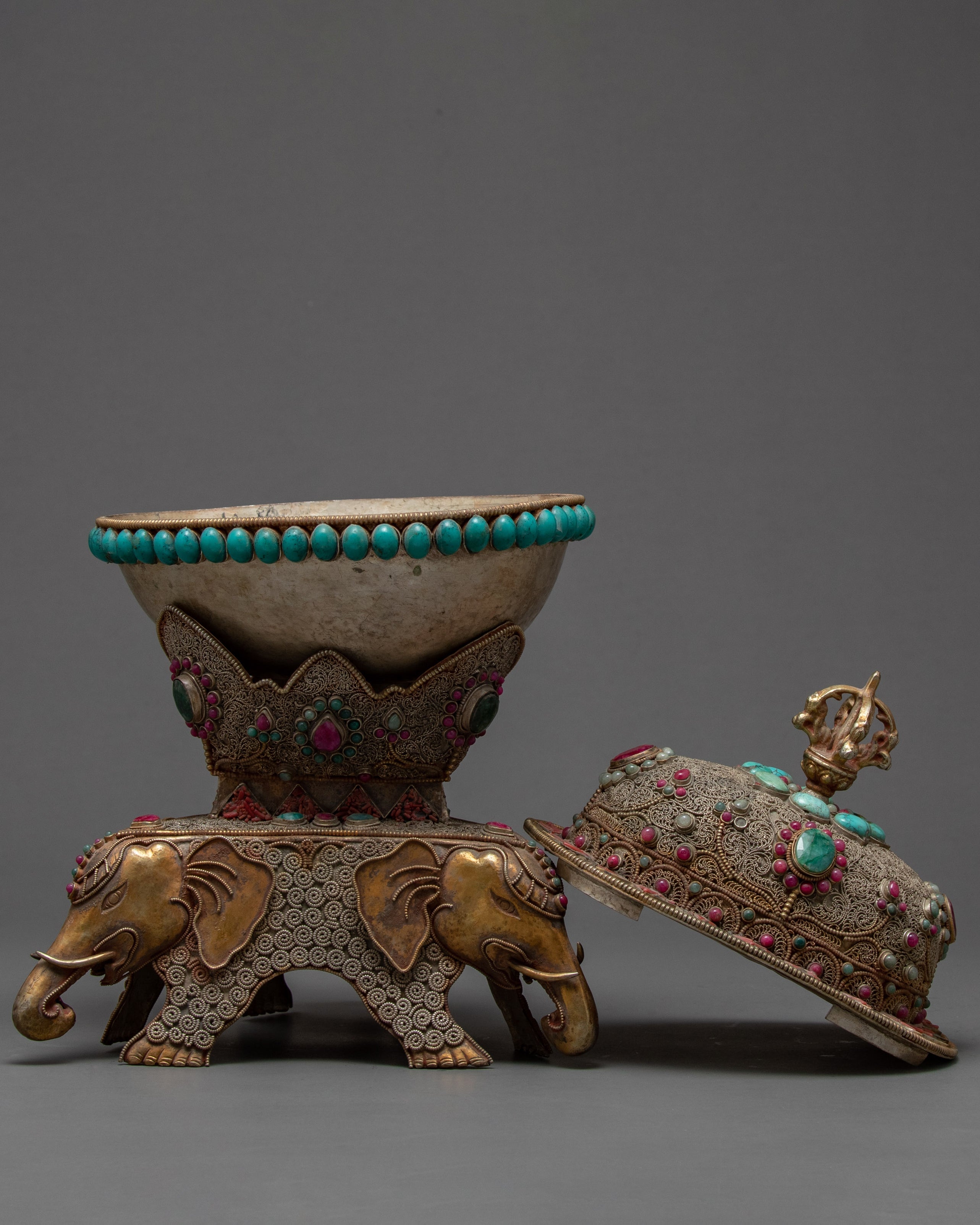Vintage Kapala Cup | Tibetan Kapala Skull Cup | Antiques Online