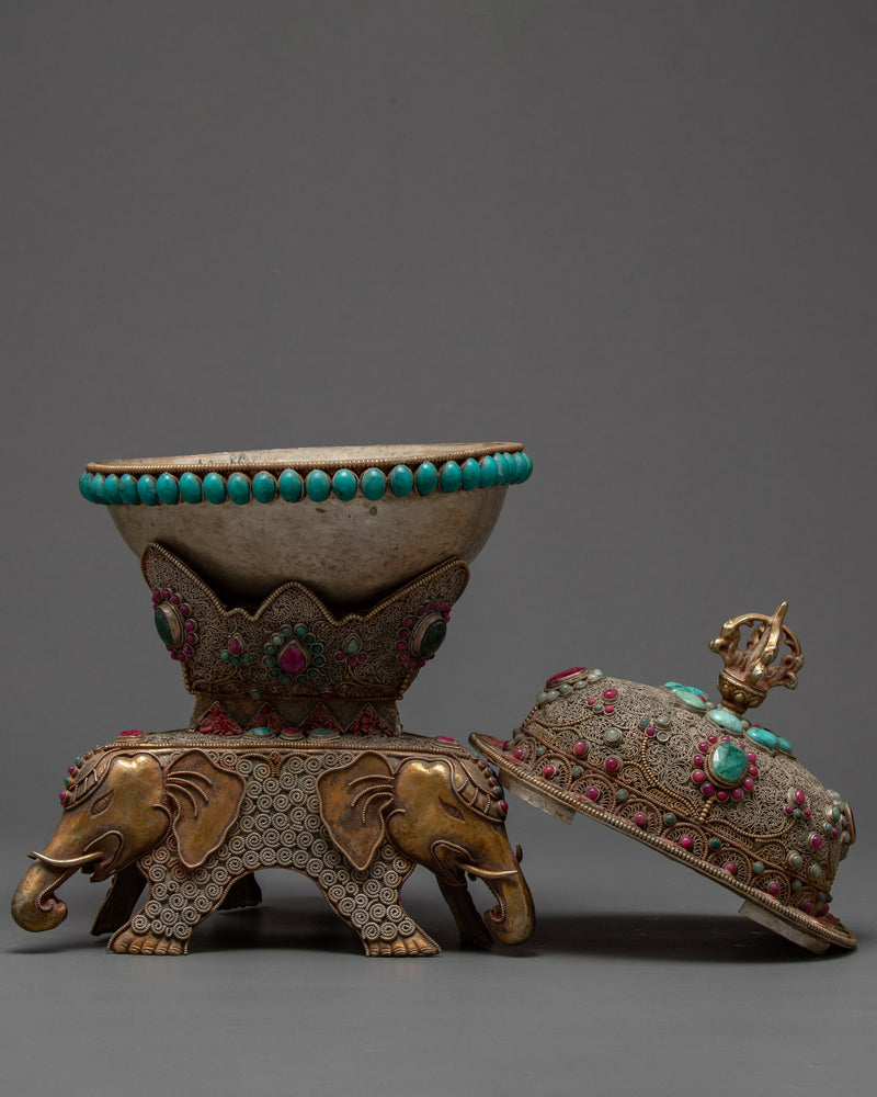 Vintage Kapala Cup | Tibetan Kapala Skull Cup | Antiques Online