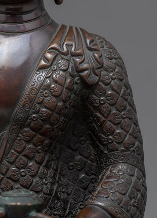 Amitabha Buddha | Buddhist Sculpture for Home Altar | Mini Buddha Statue