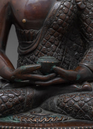 Amitabha Buddha | Buddhist Sculpture for Home Altar | Mini Buddha Statue