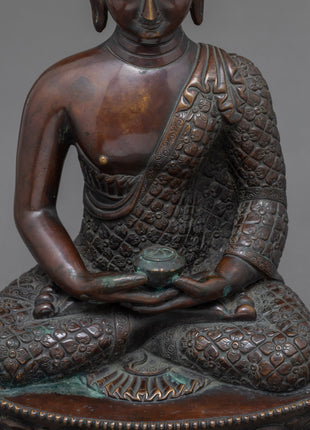 Amitabha Buddha | Buddhist Sculpture for Home Altar | Mini Buddha Statue