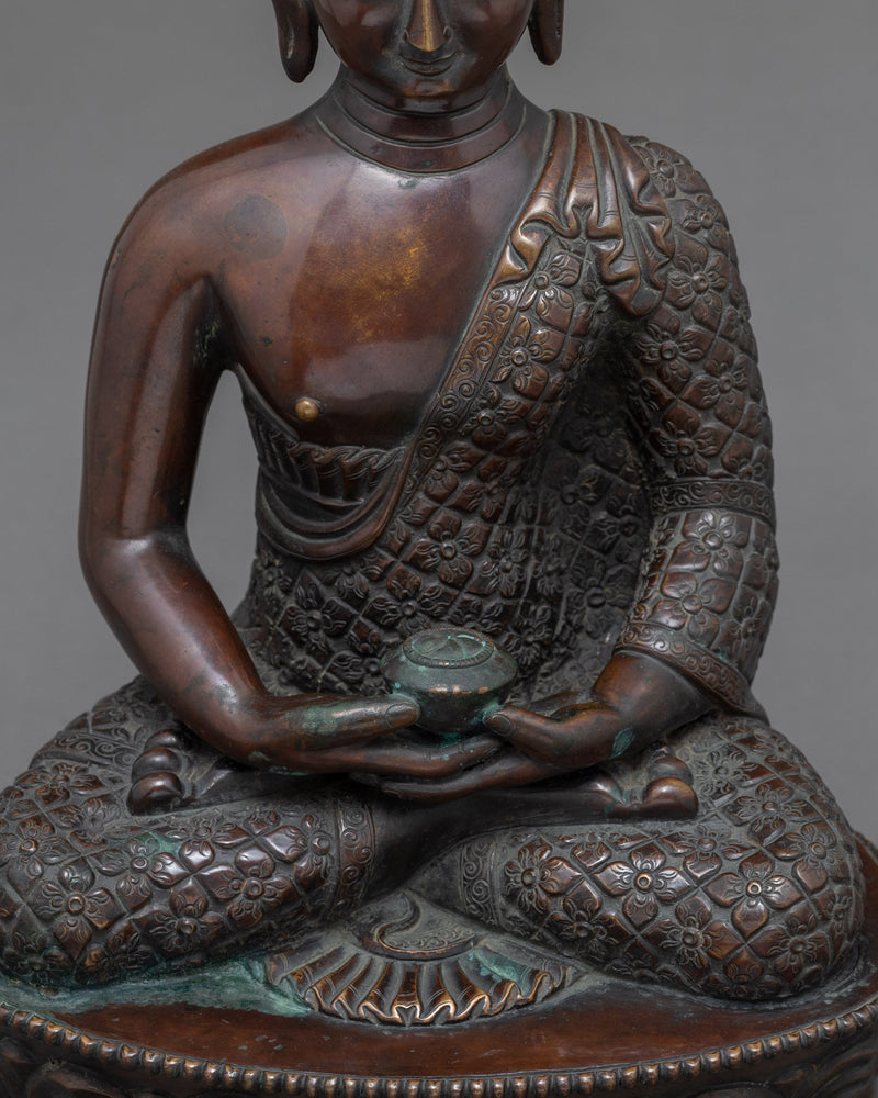 Amitabha Buddha | Buddhist Sculpture for Home Altar | Mini Buddha Statue