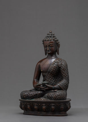 Amitabha Buddha | Buddhist Sculpture for Home Altar | Mini Buddha Statue