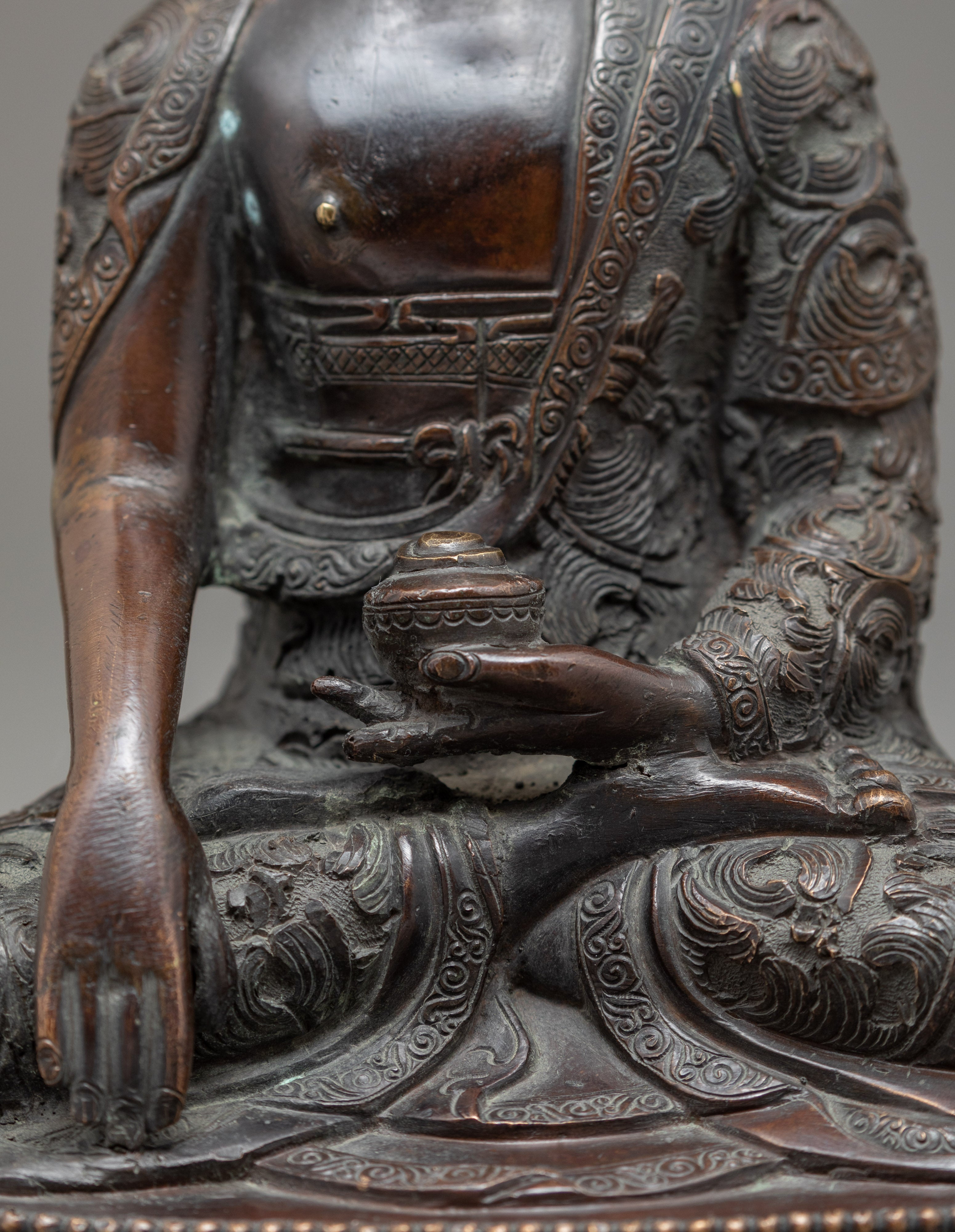 Shakyamuni Buddha Statue for Home Decor | Buddhist Home Altar | Vajrayana Art