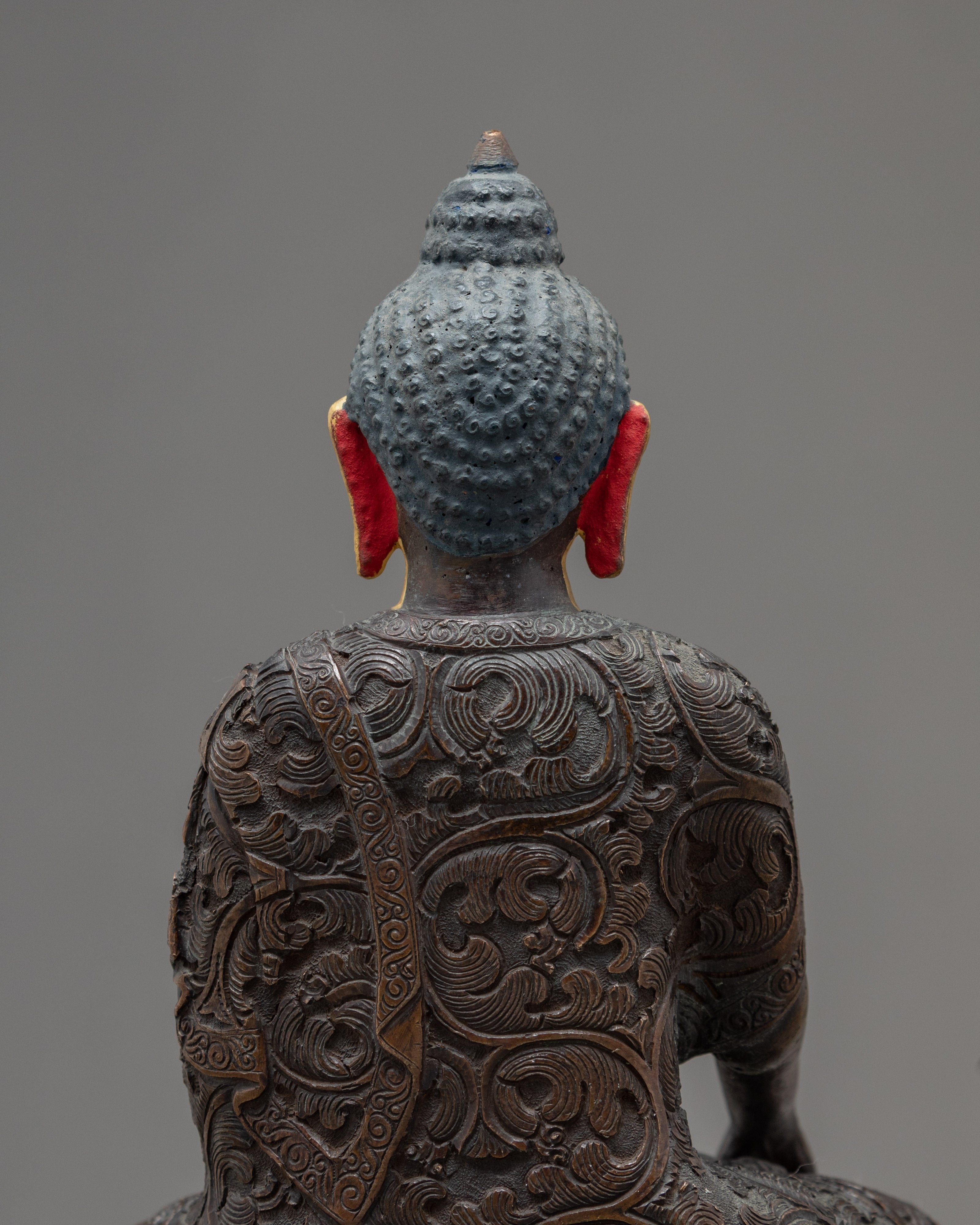 Shakyamuni Buddha Statue for Home Decor | Buddhist Home Altar | Vajrayana Art
