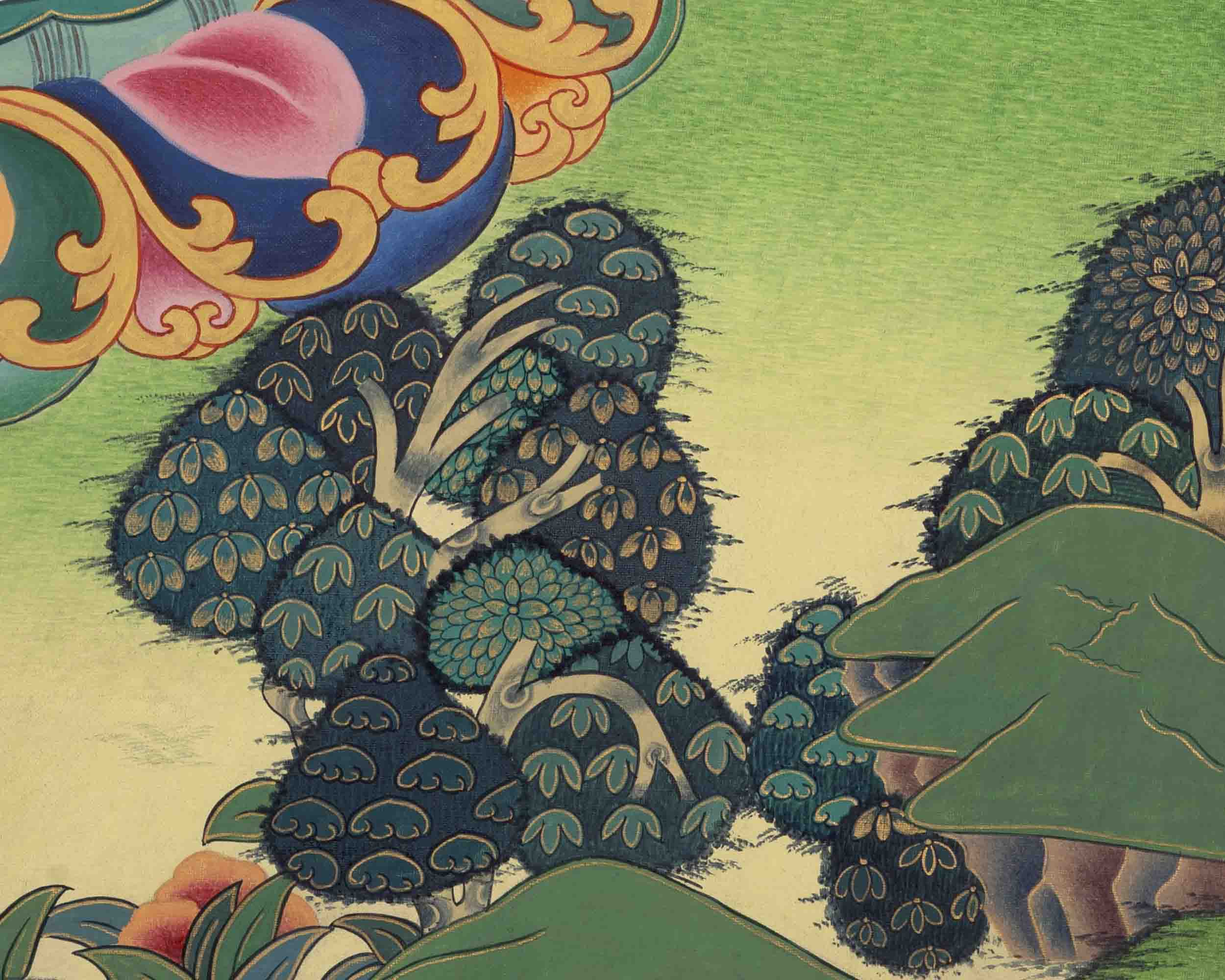 White Tara Thangka | Buddhist Religious Paintings
