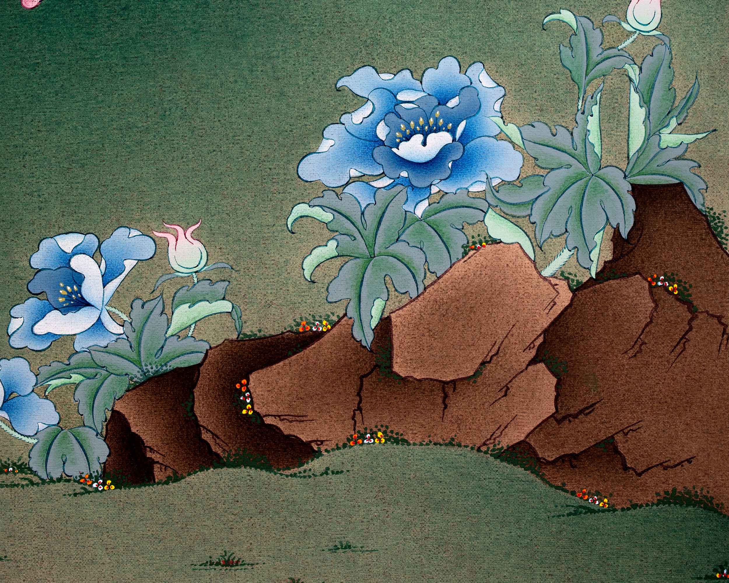 Shakyamuni Buddha  Traditional Thangka | Tibetan Buddhist Art