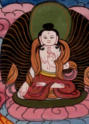 Namsangiti Thangka | Manjushree | Meditation Canvas Art