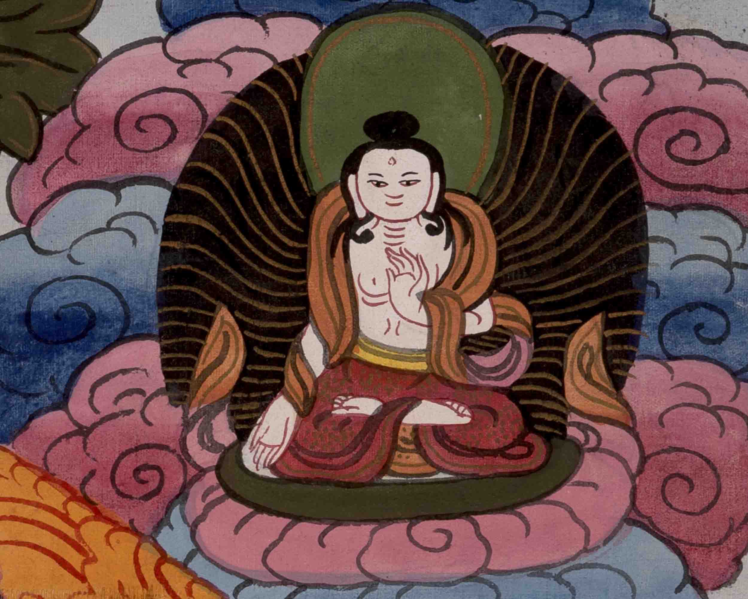 Namsangiti Thangka | Manjushree | Meditation Canvas Art