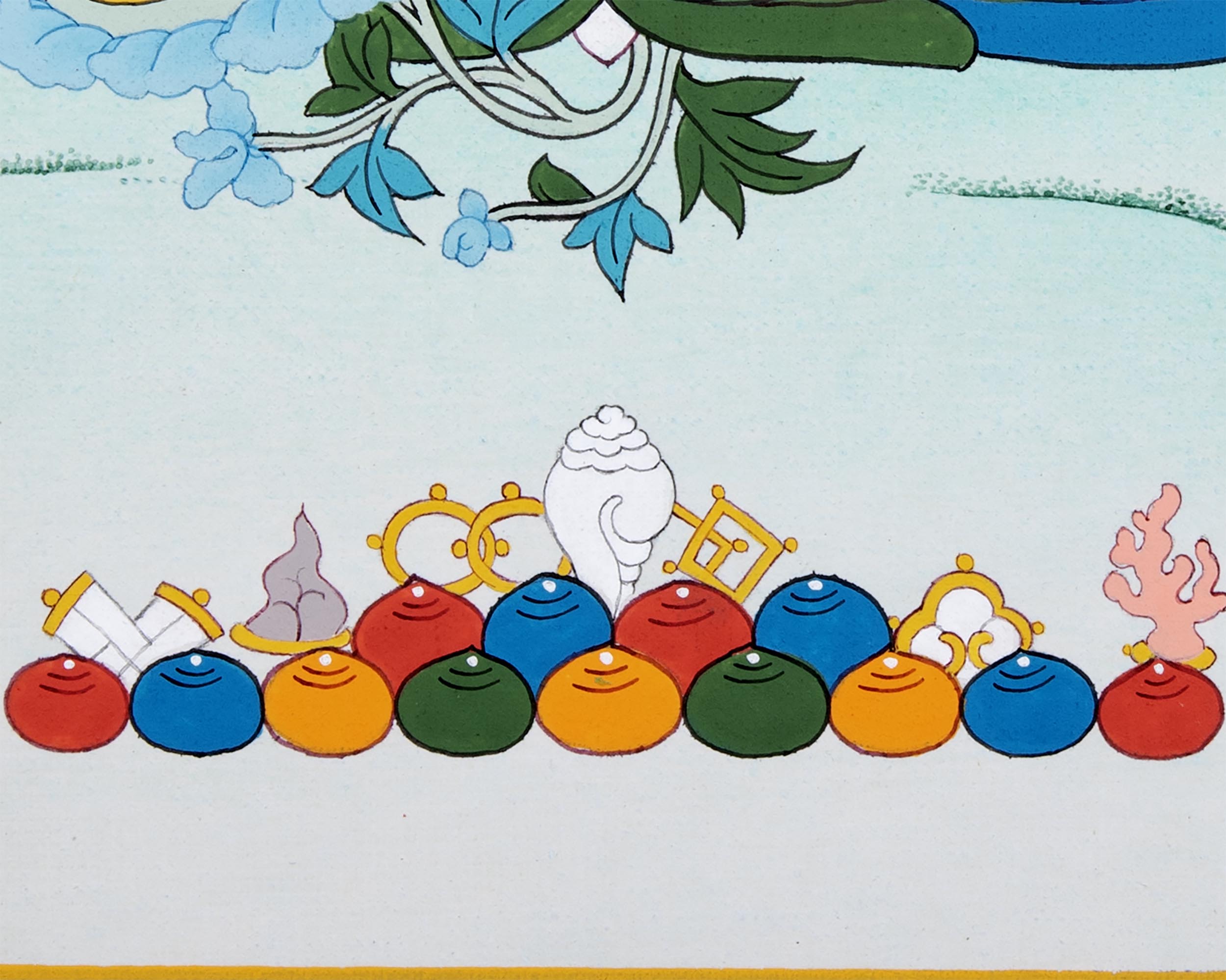 The Green Tara | Bodhisattva Thangka Art | Compassion Deity