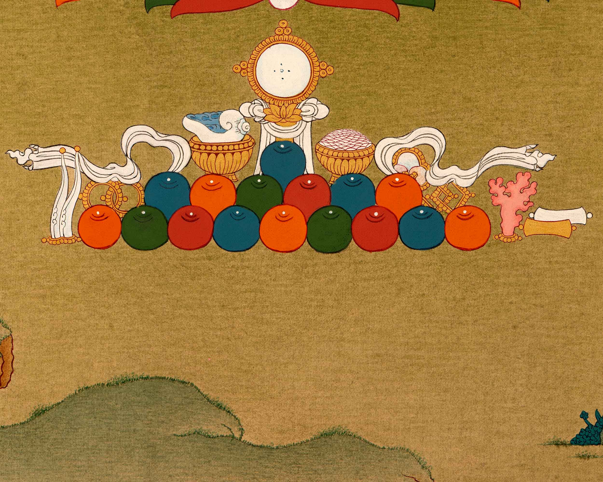 Avalokiteshvara Buddhist Thangka | Genuinely Hand Painted Art