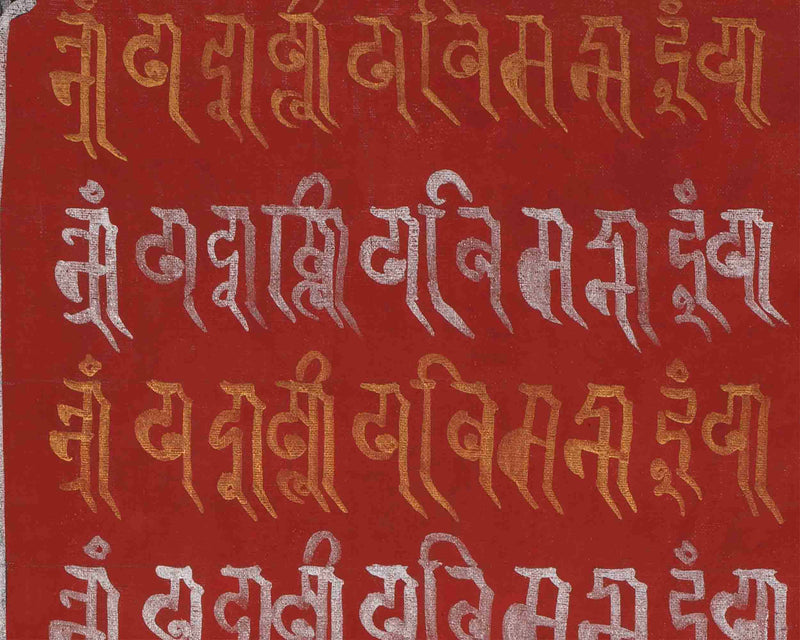 Chorten Thangka Print | Buddhist Stupa | Wall Decoration