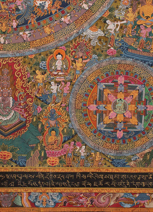 Mandala1000 Armed Lokeshvara | Buddhist Wall Hanging Mandala