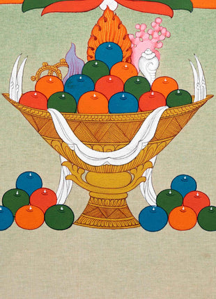 White Tara Thangka | Traditionally Hand Painted Art