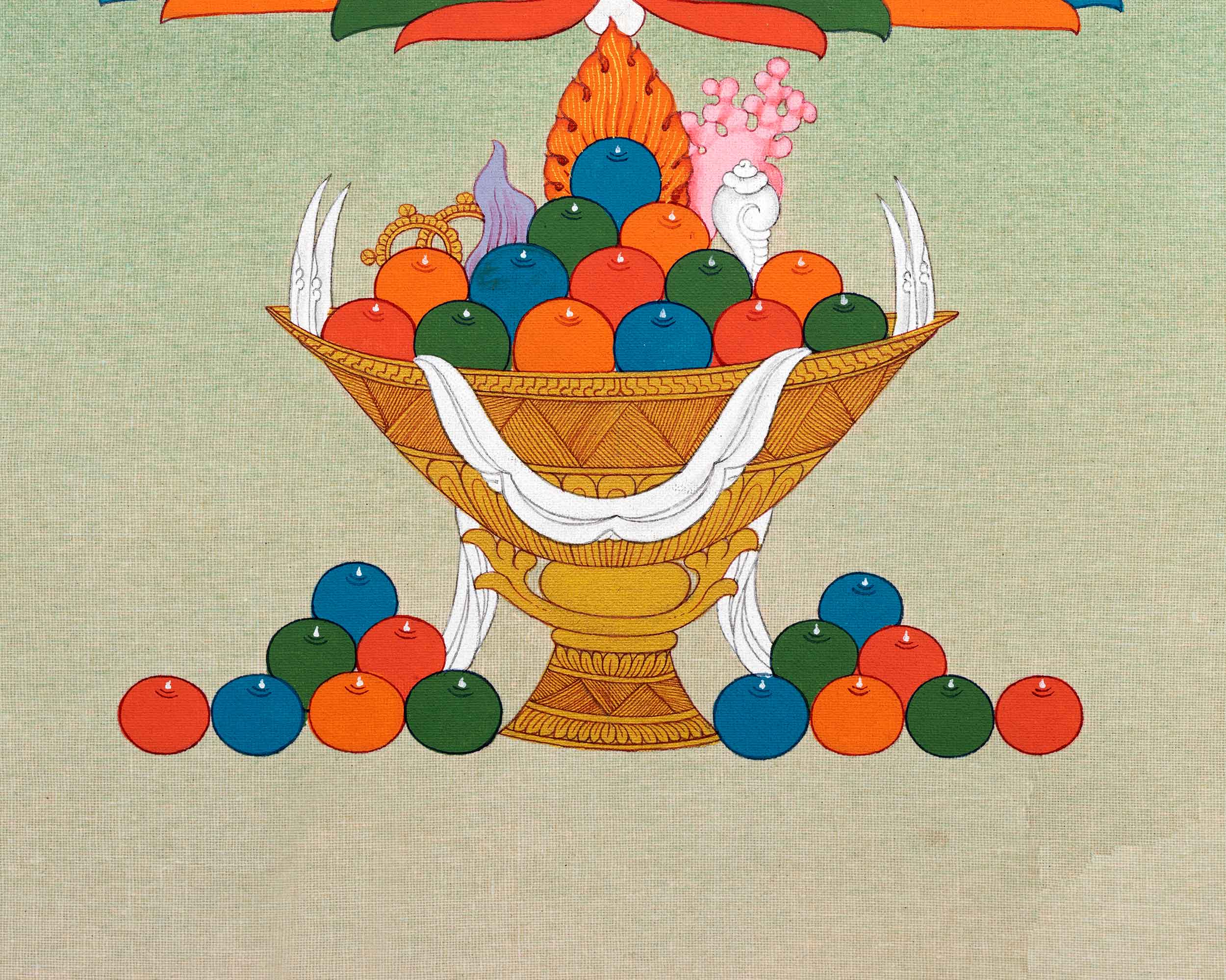 White Tara Thangka | Traditionally Hand Painted Art