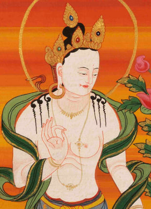 Handpainted Shakyamuni Buddha | Tibetan Wall Decoration Painting