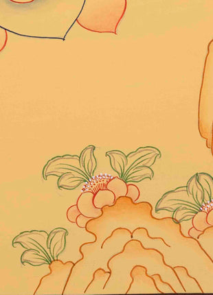 Vajrapanjarnath Thangka | Arya Wrathful Bodhisattva | Buddhist Wall Decors