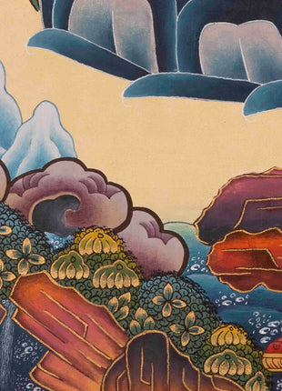 Religious White Tara Thangka | Female Bodhisattva