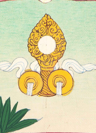 Small Medicine Buddha Thangka | Hand Painted Buddhist Art