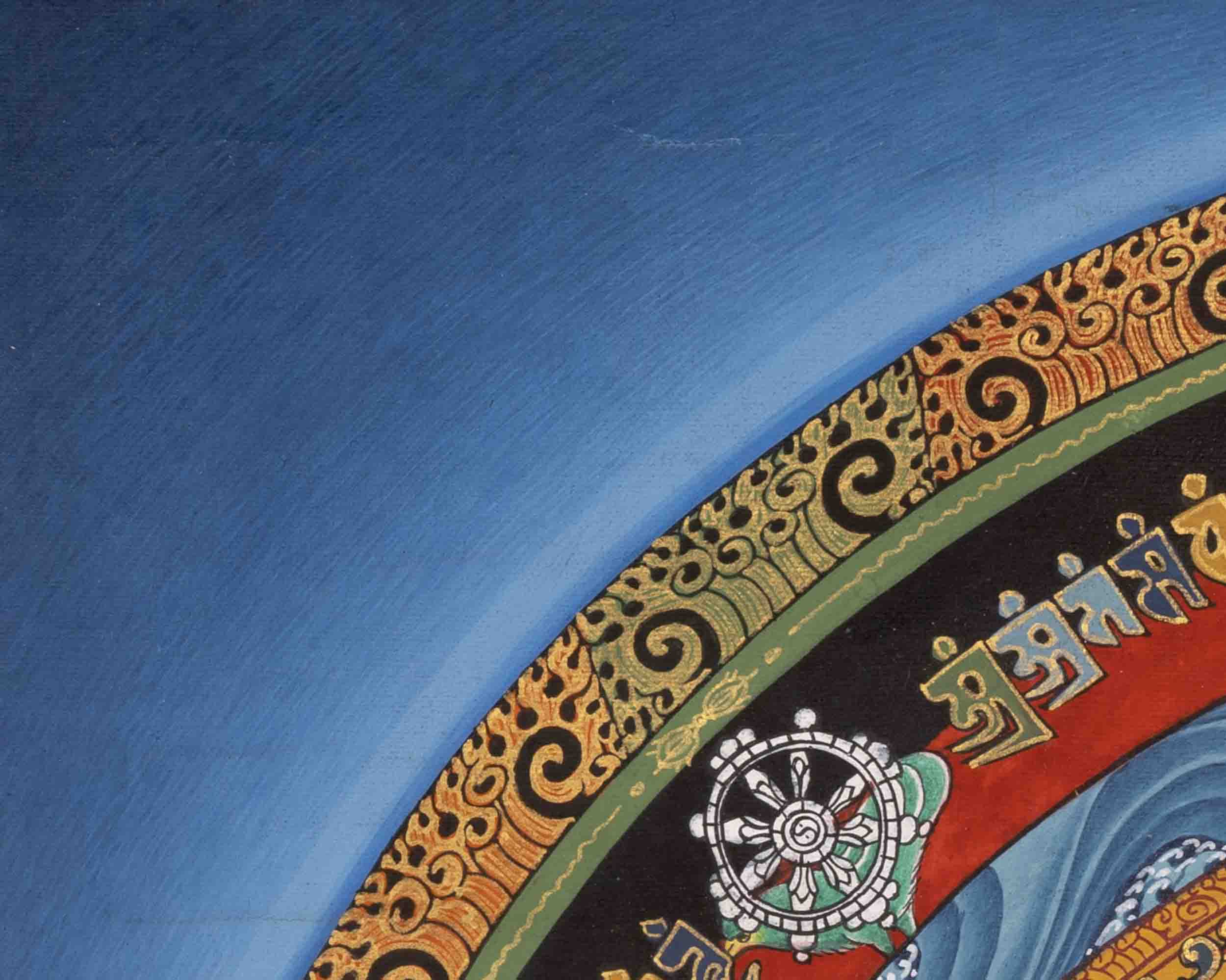 Kalachakra Mandala Thangka | Wheel Of Time | Religious Wall Decors