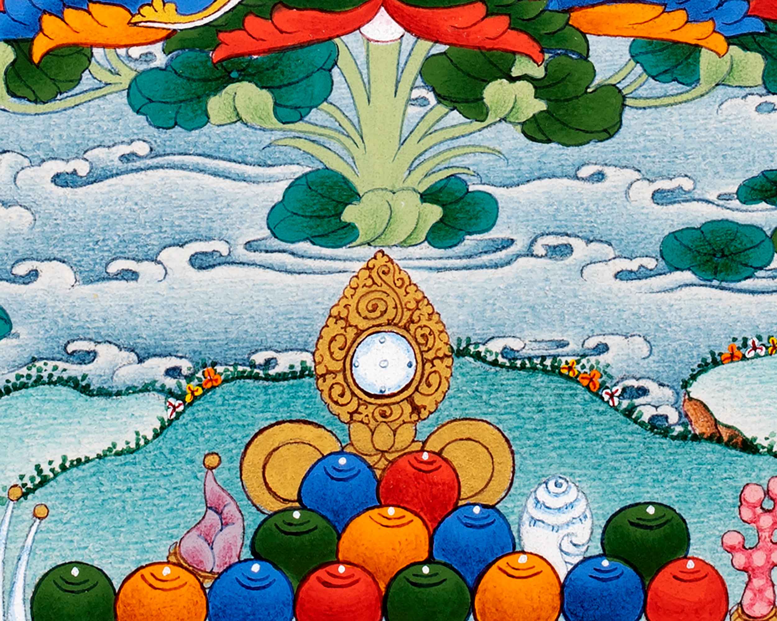 Guru Rinpoche | Padmasambhava | Buddhist Thangka