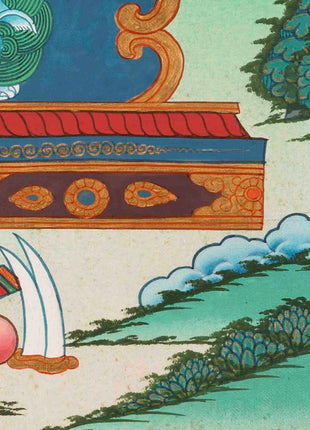 Healing Buddha Thangka | Medicine Buddha | Religious Painting