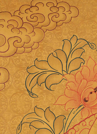 Dzambala Thangka Painting | Traditional Himalayan Art