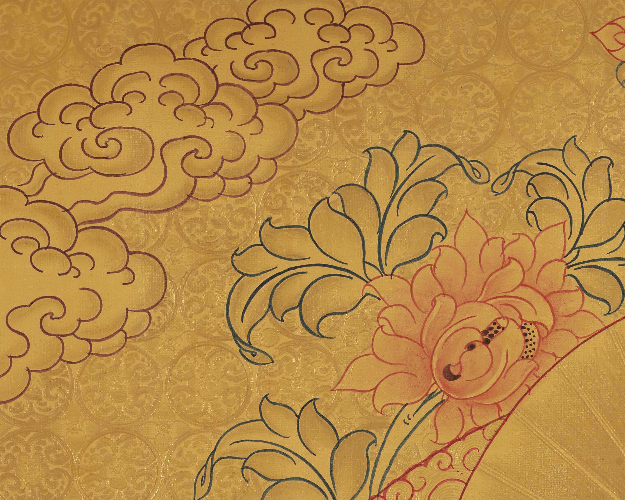 Dzambala Thangka Painting | Traditional Himalayan Art