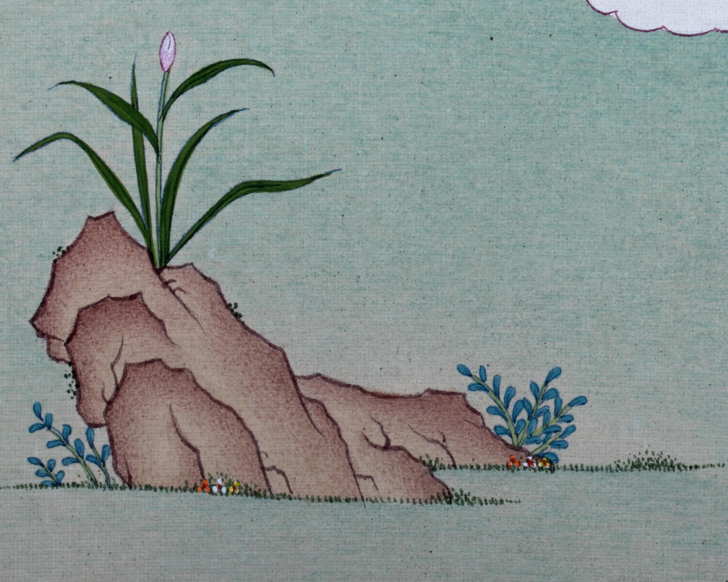 White Tara Thangka | Karma Gadri Style Painting | Female Buddha