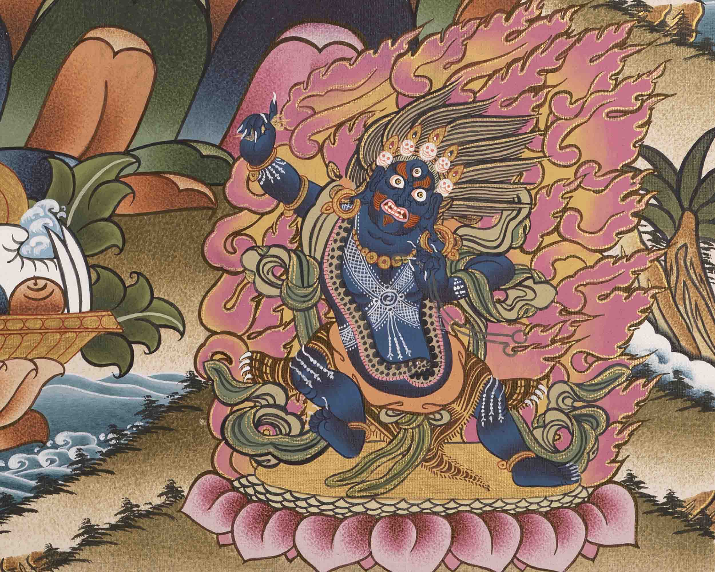 Traditional Manjushri Thangka | Traditional Painting