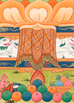 Shakyamuni Buddha Painting | Buddhist Religious Art | Buddhist Gift Idea