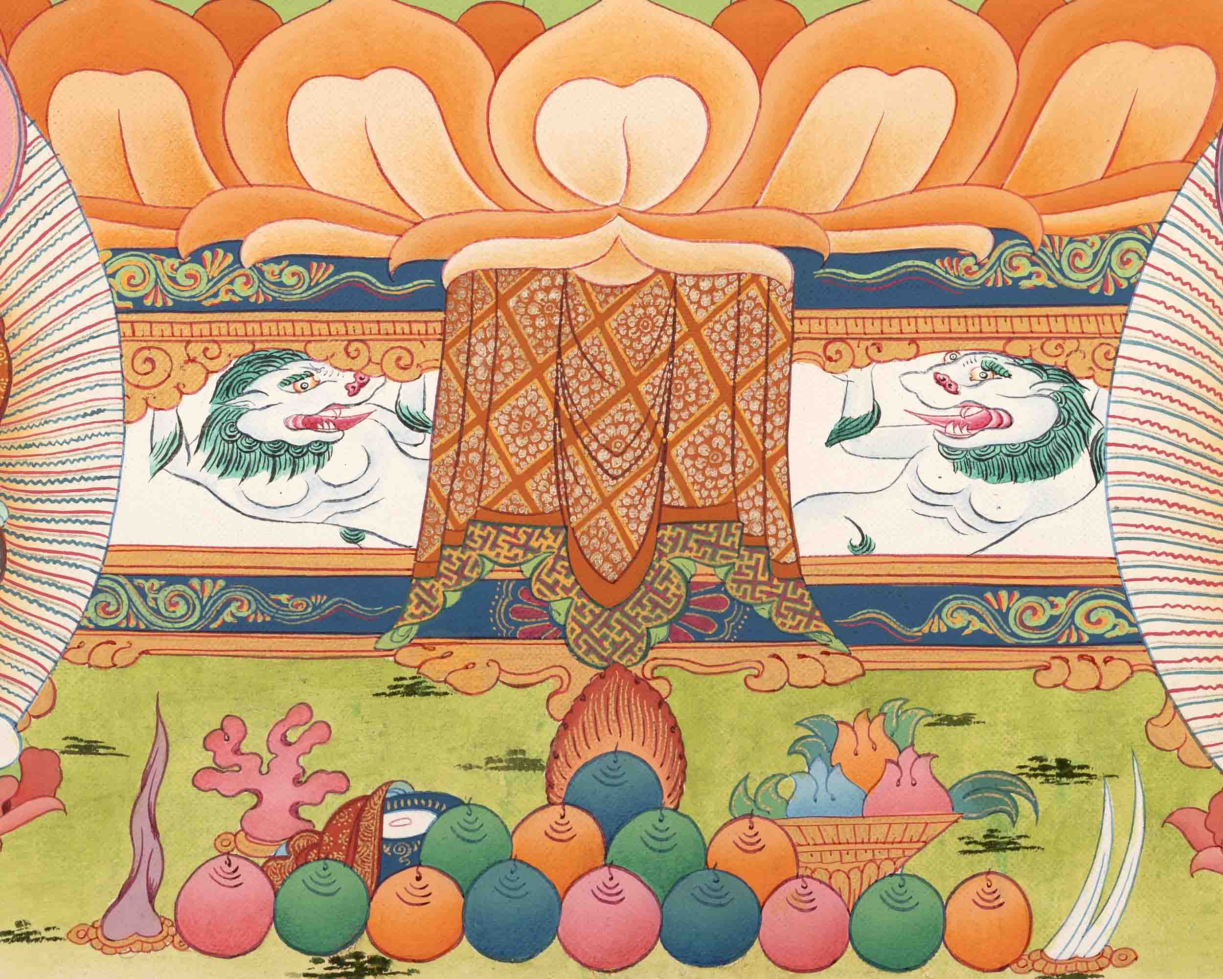 Shakyamuni Buddha Painting | Buddhist Religious Art | Buddhist Gift Idea