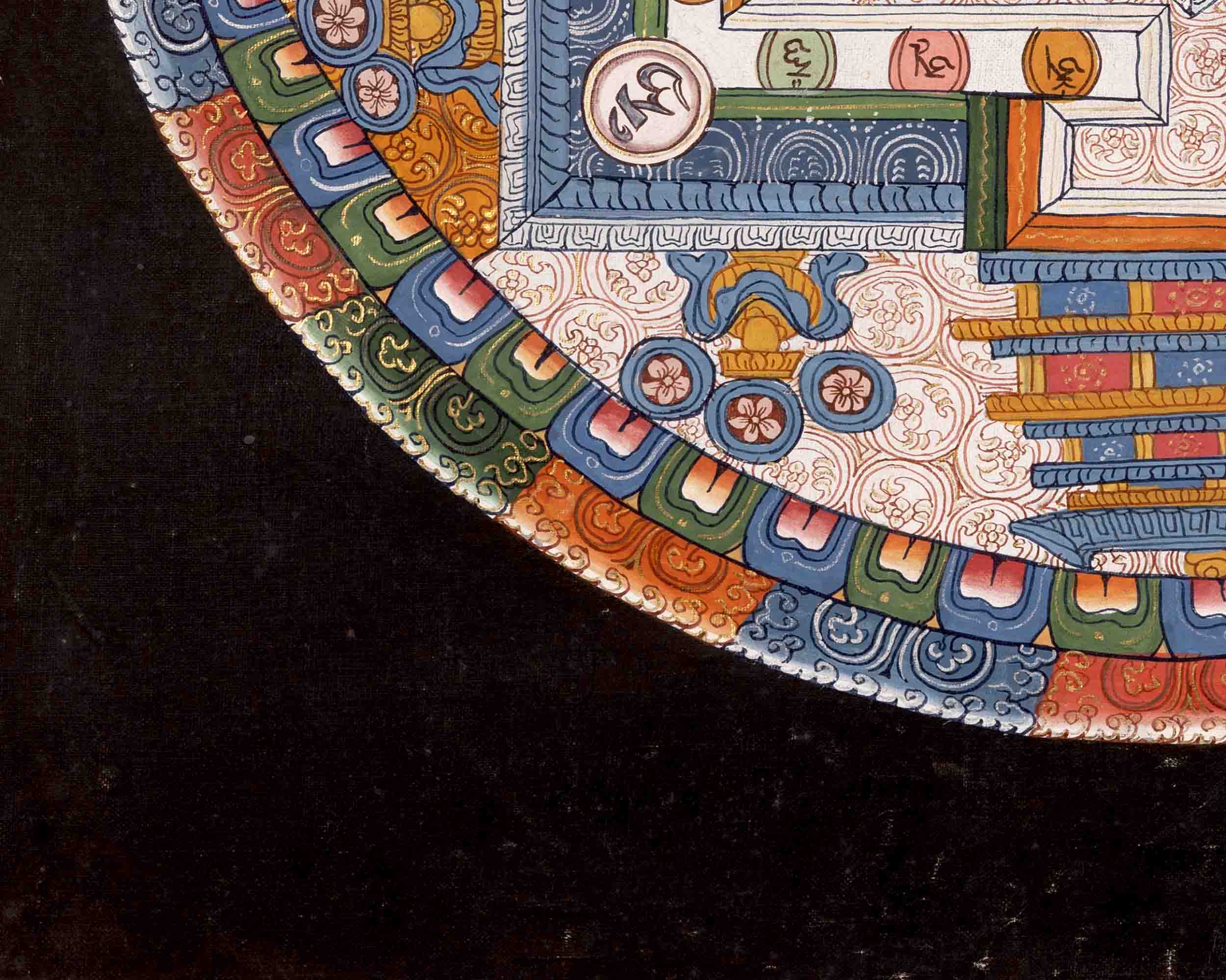 Kalachakra Mantra Symbol  | Wall Decoration