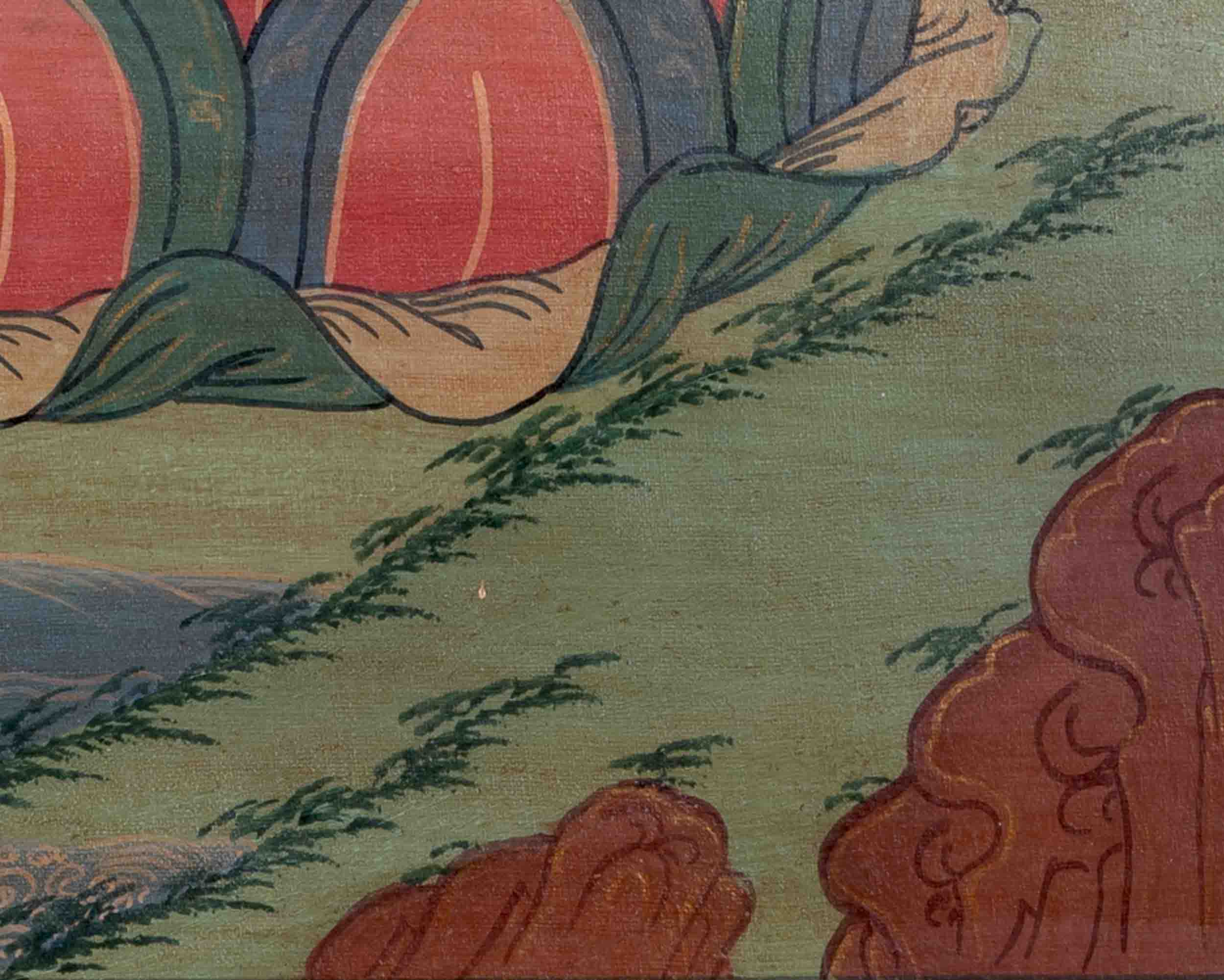 Amitabha Buddha Thangka | Religious Tibetan Art | Wall Decors