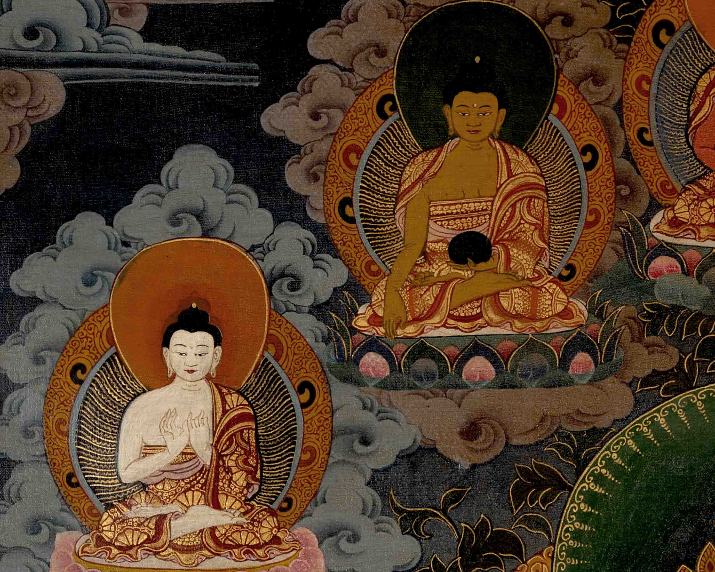 Avalokitesvara Chengrezig | Traditional Tibetan Thangka | Wall Decors