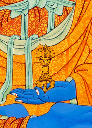 Buddha Akshobhya (Mitrupa) Thangka Print