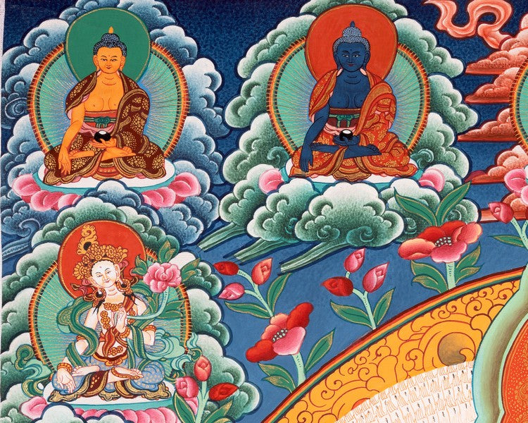 1000 Armed Avalokiteshvara | Chenrezig Thangka Art