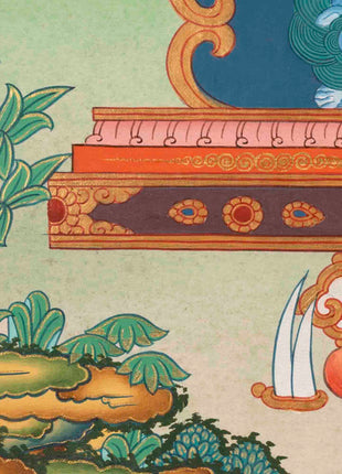 Healing Buddha | Medicine Buddha Thangka | Traditional Buddhist Art