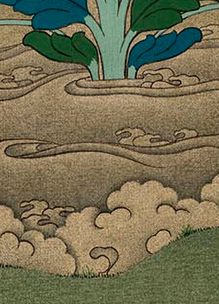 White Tara With Amitayus and Namgyalma Thangka | Long Life Deities | Tibetan Art