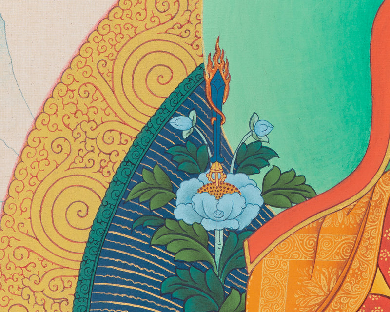 Longchenpa Thangka | Handmade Tibetan Painting