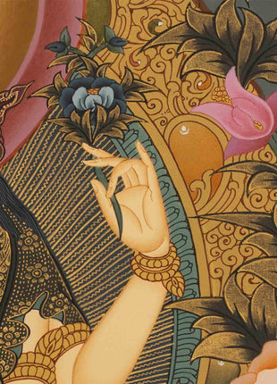 Seto Machindranath Thangka | Avalokitesvara Chengrezig Thangka