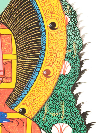 Bhaisajyaguru Thangka | Handpainted Medicine Buddha | Wall Hanging Decors