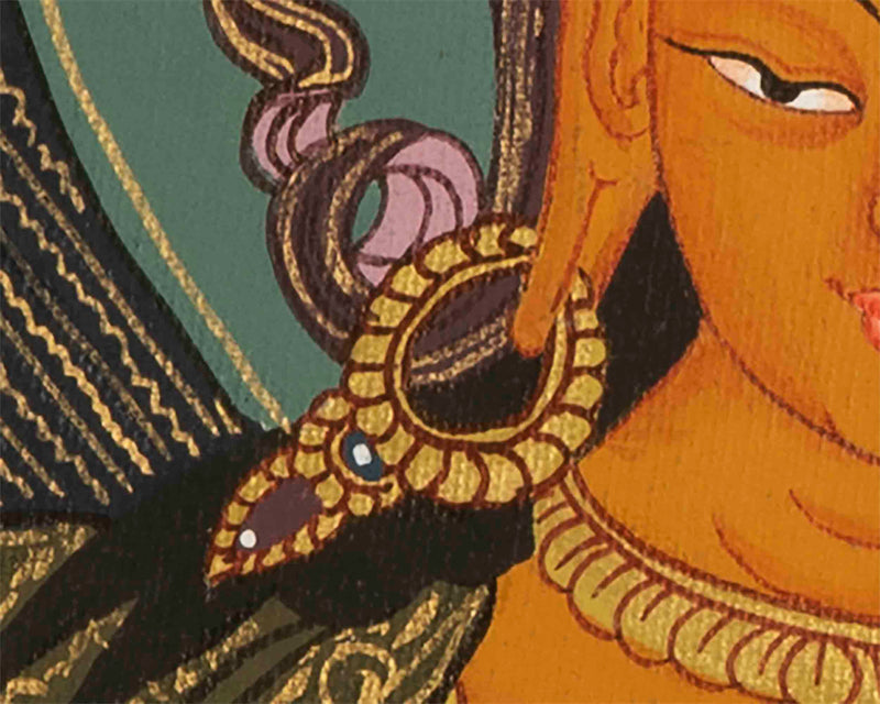 Manjushree Thangka Art | HandPainted Buddhist Art