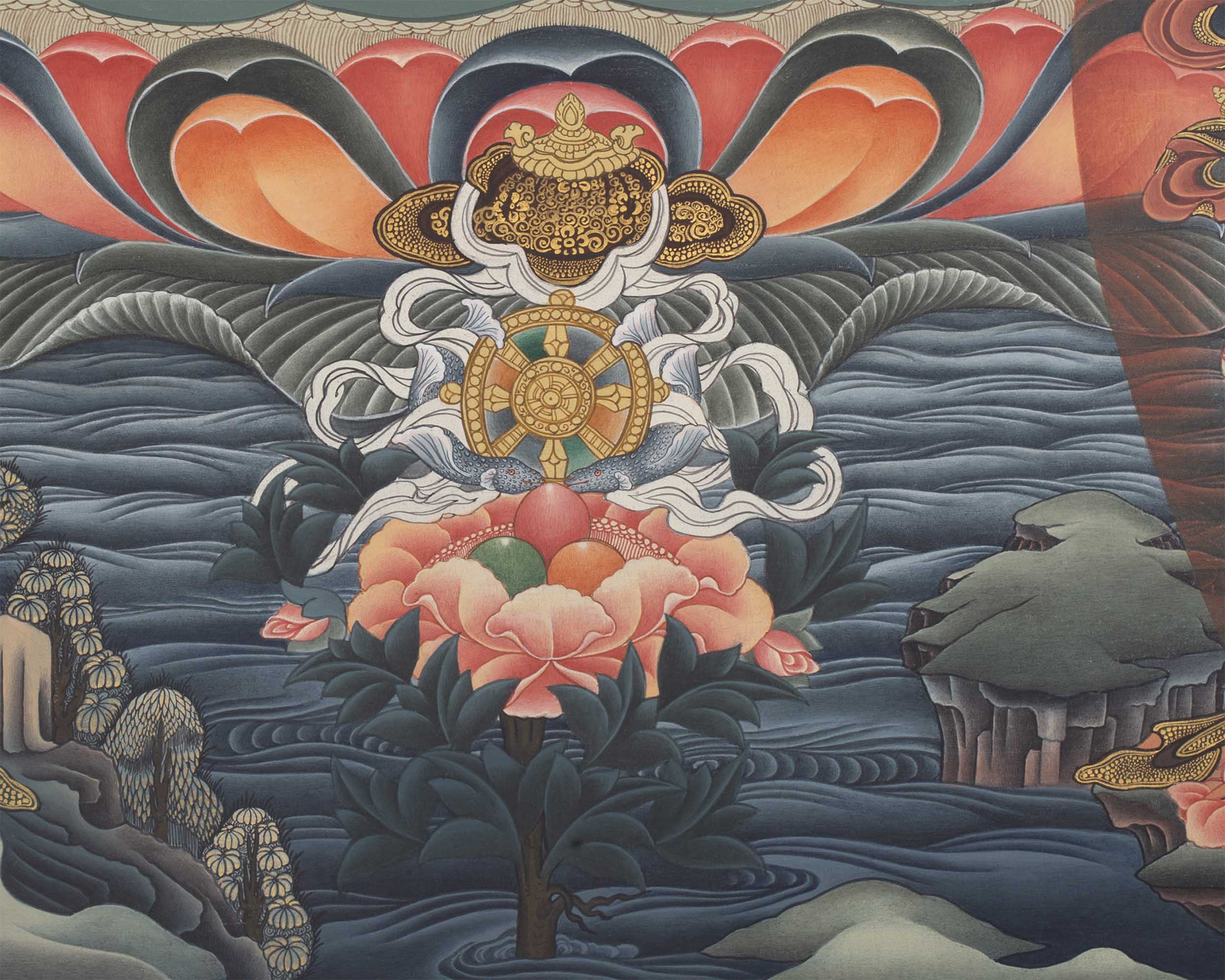 White Tara Thanka | Female Bodhisattva Thangka