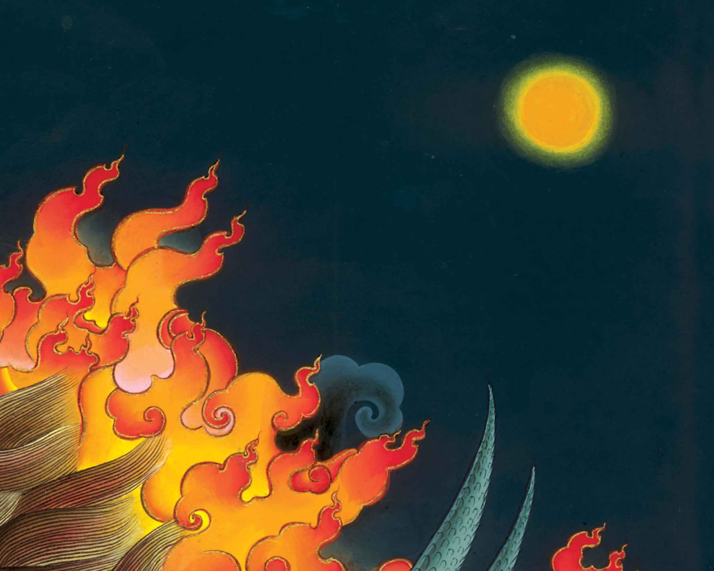 Dorje Phurba Thangka Print | Spiritual Gifts | Canvas For Meditation