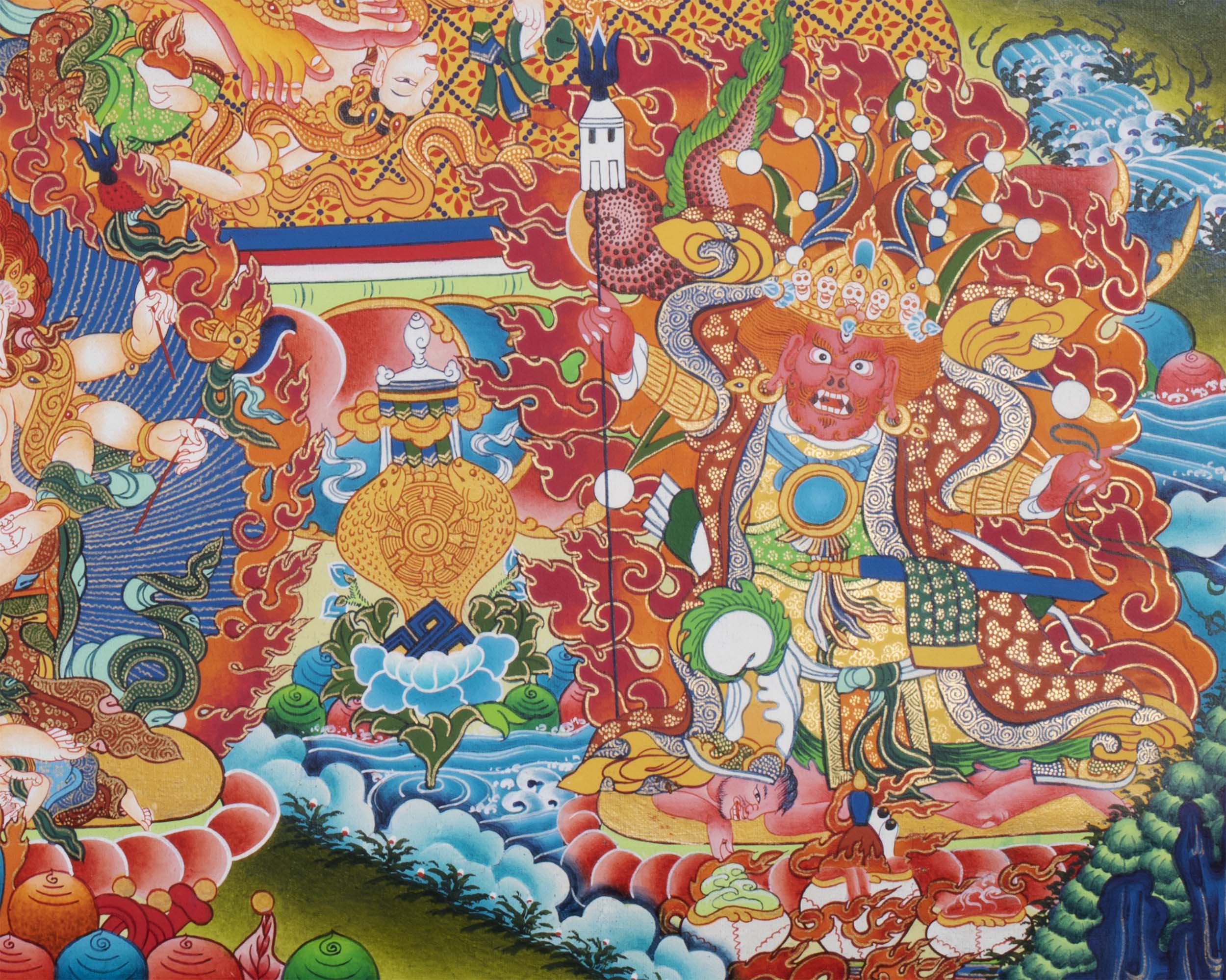 Yidam Kalachakra Thangka | Digital Print | Wall Decoration